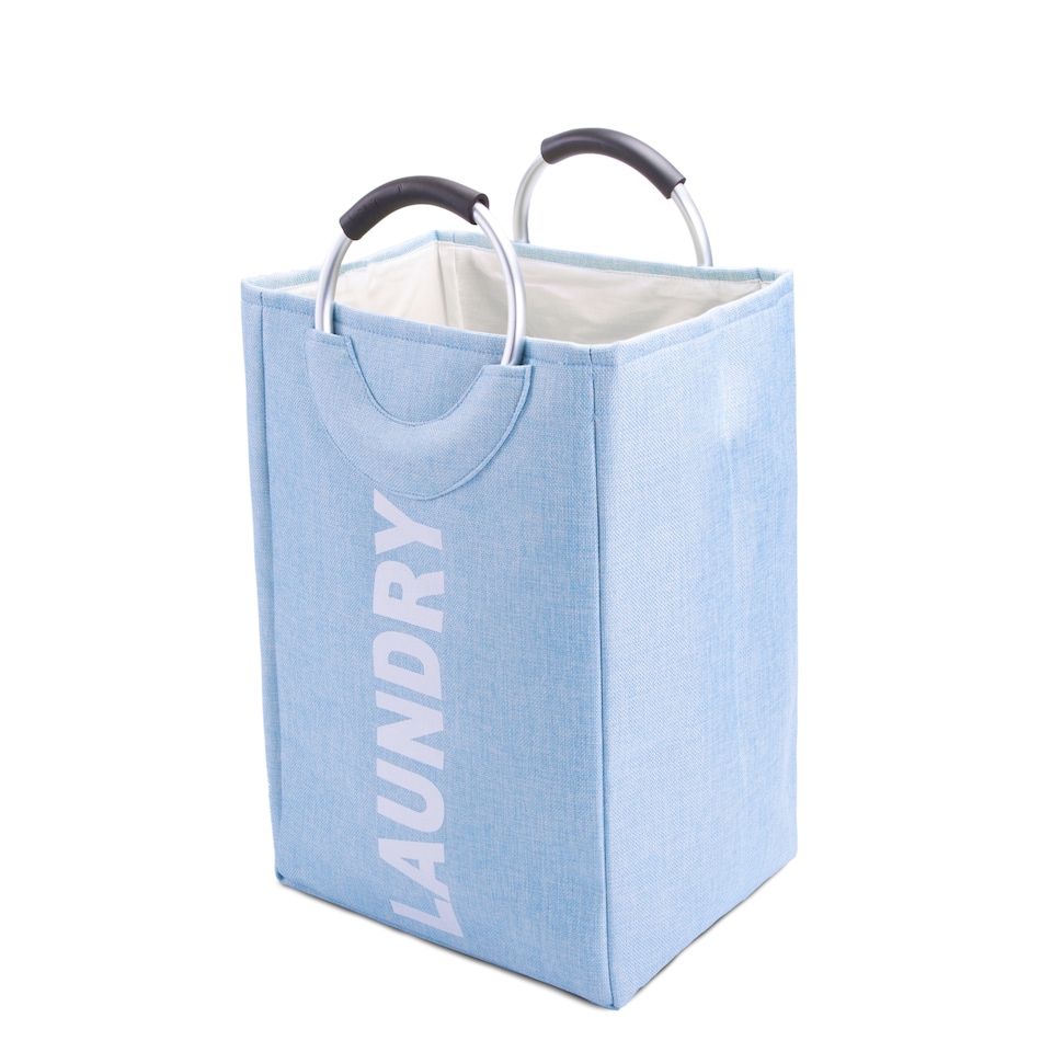 image 1 of Wickerfield Foldable Fabric Laundry Bag with Carry Handles