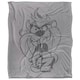 image 1 of Looney Tunes Faded Taz Blanket - Multicoloured - One Size