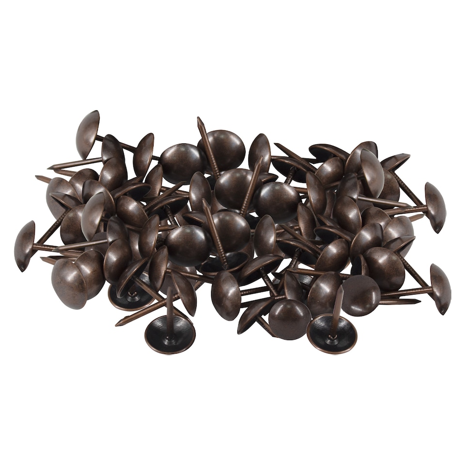 image 1 of 15mm x 9mm Upholstery Nail Tacks Studs Furniture Tacks Push Pins - 10pcs