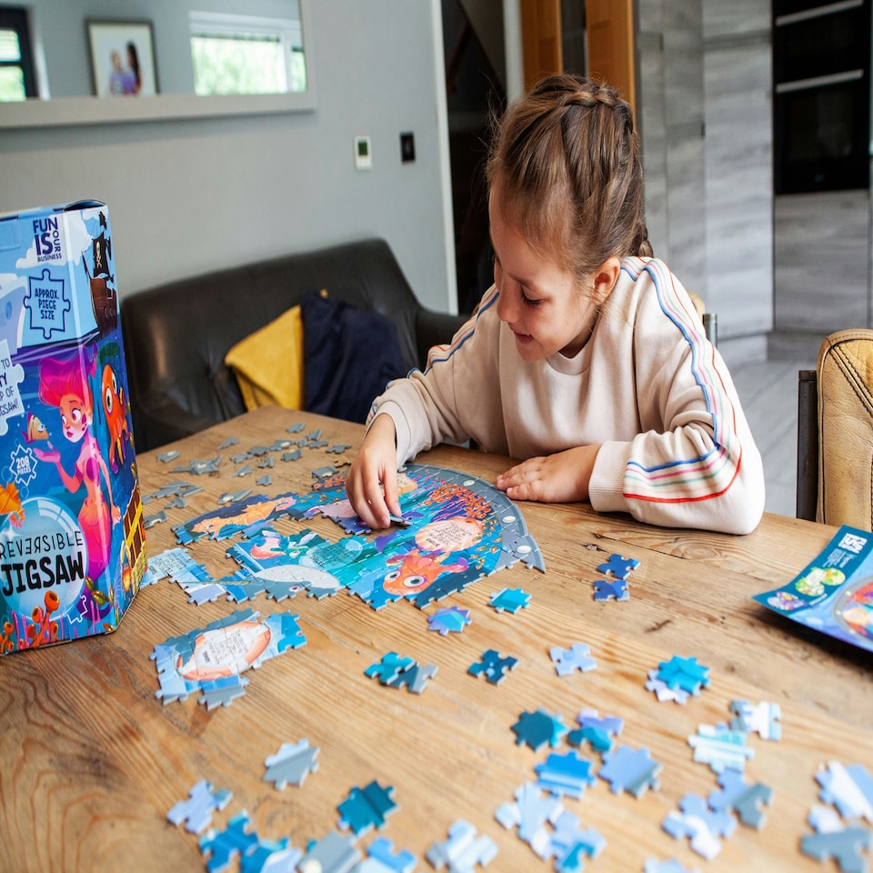 image 1 of Childrens Reversible Jigsaws - Ocean Creatures