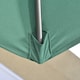 image 8 of Outsunny 3 x 3m Cantilever Parasol with Cross Base, Garden Umbrella with 360 Rotation, Crank Handle and Tilt for Outdoor, Patio, Green