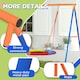 image 7 of Outsunny Kids Swing Nest Swing Seat with A-Frame Structure for Outdoor Use