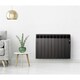 image 4 of 835mm (W) x 585mm (H) - Graphite Wi-Fi Electric Oil Filled Radiator (Barcelona) - 990 Watts - Depth 97mm - Heats Up To 9m²