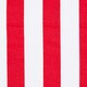 image 5 of Homescapes Thick Stripe Ready Made Eyelet Curtain Pair - 137 x 182 cm Drop | Red | Red