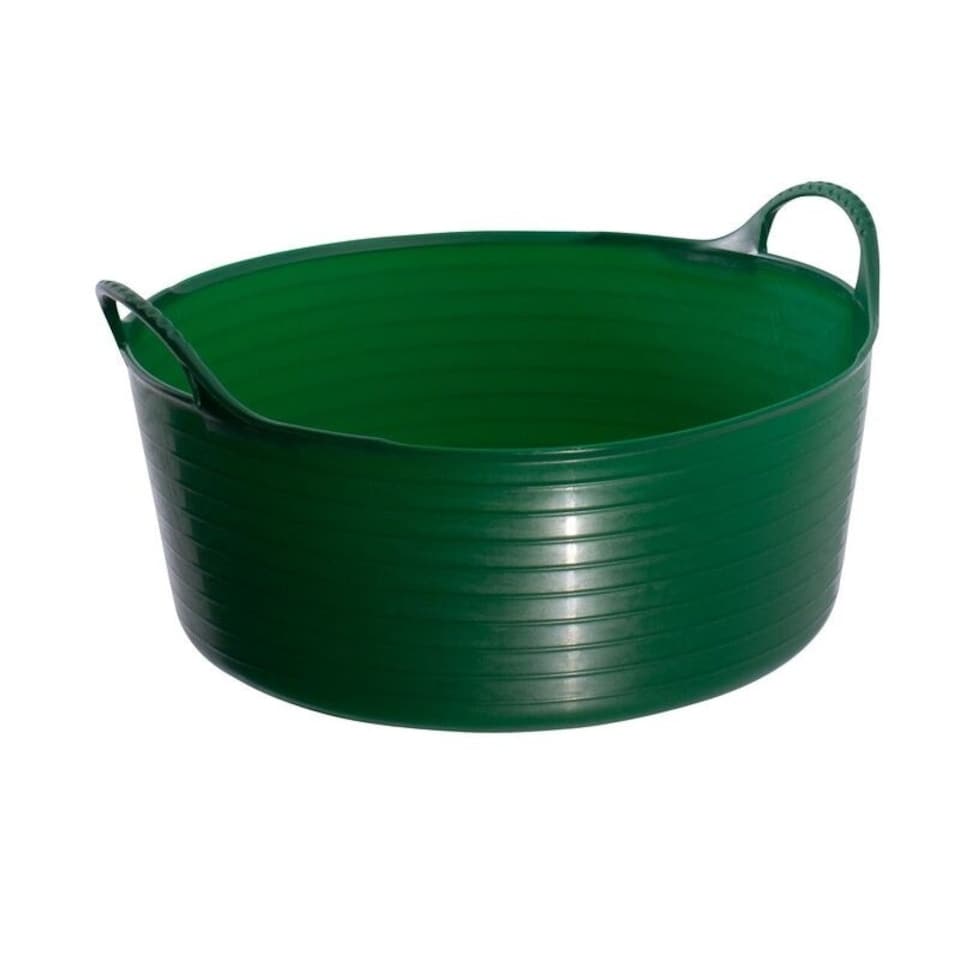 Red Gorilla Shallow Flexible Tubtrug - Green - Small
