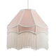 image 2 of Traditional Victorian Empire 40cm Lamp Shade in Soft Pink with Tassels Pink
