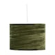 image 2 of Modern Green Crushed Velvet 33cm Easy Fit Ceiling Light Shade Pendants Green