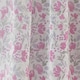 image 3 of Mia Pink Floral Print Sheer Voile Panels - Pair 140 x 122cm (55x48") | Pink | Pink | 2