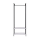 image 2 of Scala Open Wardrobe with 2 Shelves White