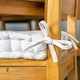 image 5 of Nicola Spring French Mattress Seat Cushions - 40cm - Cream - Pack of 4 Cream
