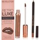 image 3 of Makeup Revolution Retro Luxe Metallic Lip Kit 1g Lip Pencil + 5.5ml Liquid Lipstick - Sovereign N/A