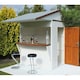 image 1 of Shire 6 x 4 Single Door Garden Bar and Store Brown