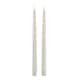 image 3 of Luxe Collection LED Dinner Candles (Set of 2) - Wax - L2 x W2 x H25 cm - Taupe Brown | Brown