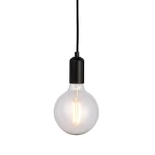 Studio 1 Light Pendant Matt Black Paint, E27