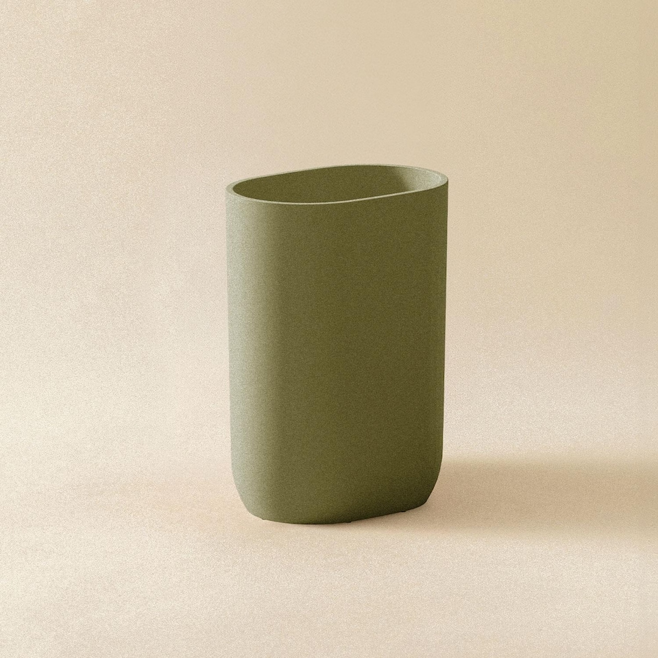 image 1 of COSMIC Toothbrush holder, Green, Freestanding or Wall Mounted, ALIFE Collection