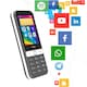 image 6 of TTfone TT280 Simple 4G Dual SIM Bar Phone with Android, 2.8 inches Touchscreen, Keypad, 2MP Camera, USB C  Easy to Use Unlocked Mobile