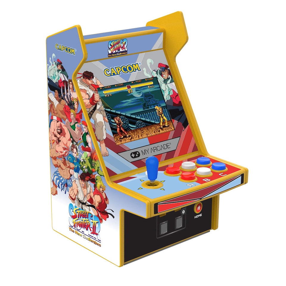 image 1 of Super Street Fighter II Micro Player Pro 6.7" Portable Retro Arcade (2 Games in 1)