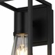 image 3 of Set of 2 Hale - Black IP44 Outdoor Wall Lights | Black | 2
