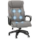 image 1 of Vinsetto Office Chair with 6-Point Maaage, PU Desk Chair with Padded Seat and Armrest, Computer Chair with Tilt Function for Home, Grey