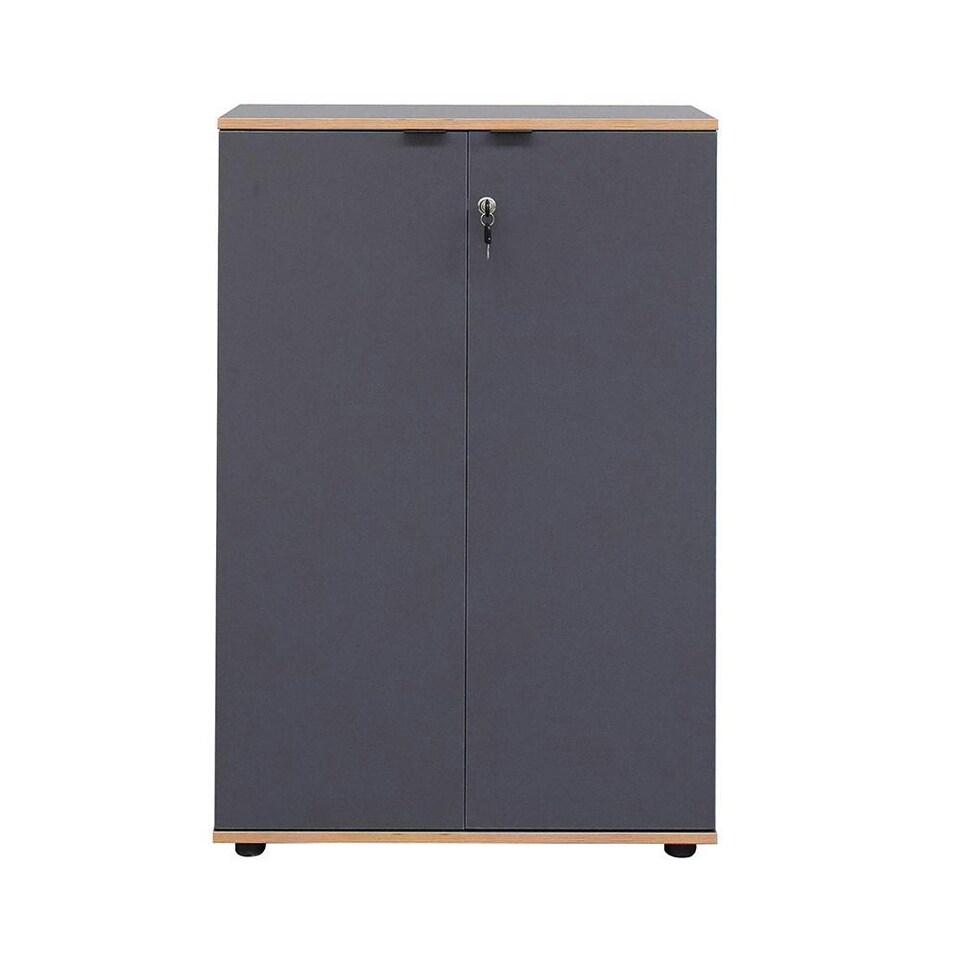 image 1 of Adore Rio Anthracite Grey Office Filing Cabinet - Lockable Storage Grey