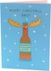image 4 of Reindeer Drinking Beer Funny Brother Christmas Card