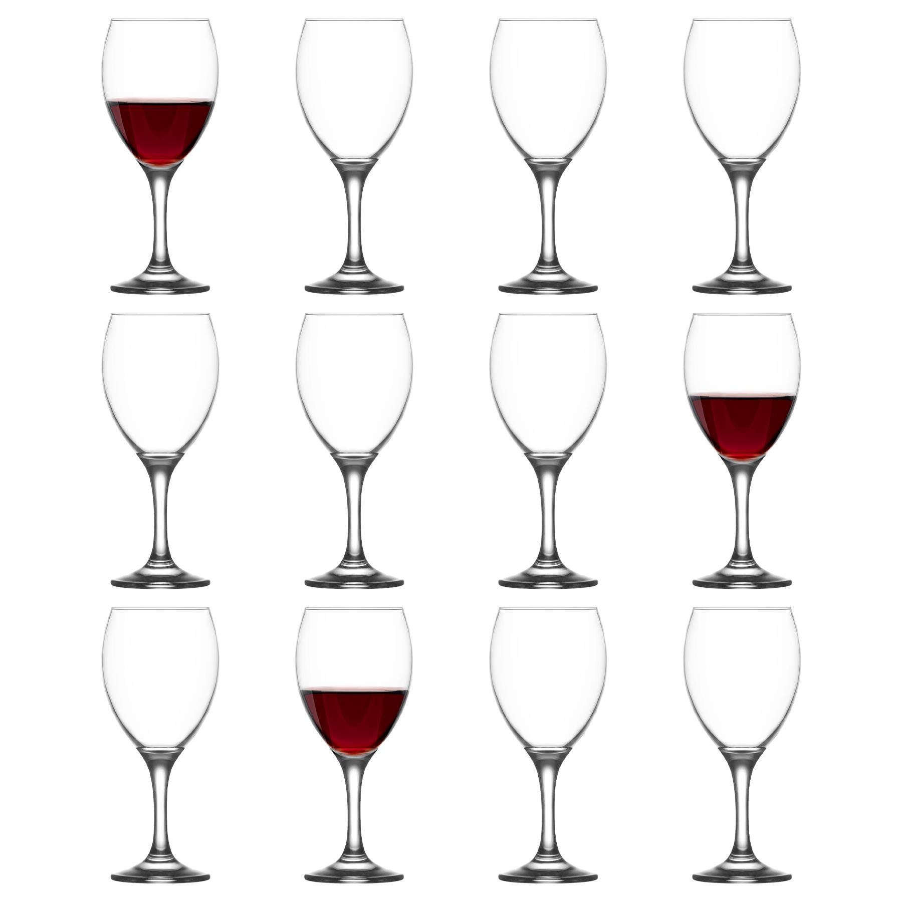 LAV Empire Red Wine Glasses - 455ml - Pack of 12 in Clear