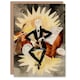 image 1 of Charles Demuth Art Card String Musician Portrait