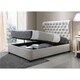 image 1 of Cream Fabric Ottoman Bed Frame - King Size 5ft (166cm)