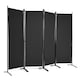 image 1 of COSTWAY 4-Panel Room Divider 173cm Folding Privacy Screen