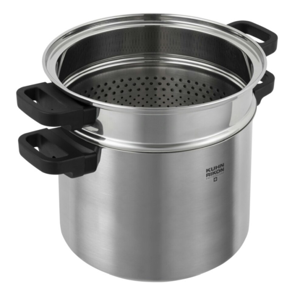 image 1 of LOCARNO Pasta Pot with insert 6.5L 22 cm