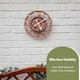 image 8 of Marco Paul 30cm Bronze Open Face Wall Clock Bronze