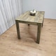 image 6 of Dining Table Brown Rustic Wood Effect, Place for 6 Seats for Kitchen, Office or Dining room (H75 x L140 x W80 CM) Brown