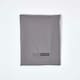 image 5 of Homescapes Dark Grey Egyptian Cotton Fitted Sheet 200 TC, Double | Grey | Double