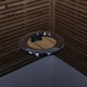 image 5 of Outdoor 4 Person Rectangular Glass Top Garden Dining Table Chairs With Beige Banana Parasol and Base
