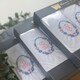 image 5 of Warwick & Vance 3 Pack White Handkerchiefs with Embroidered Framed Initials, Letter G