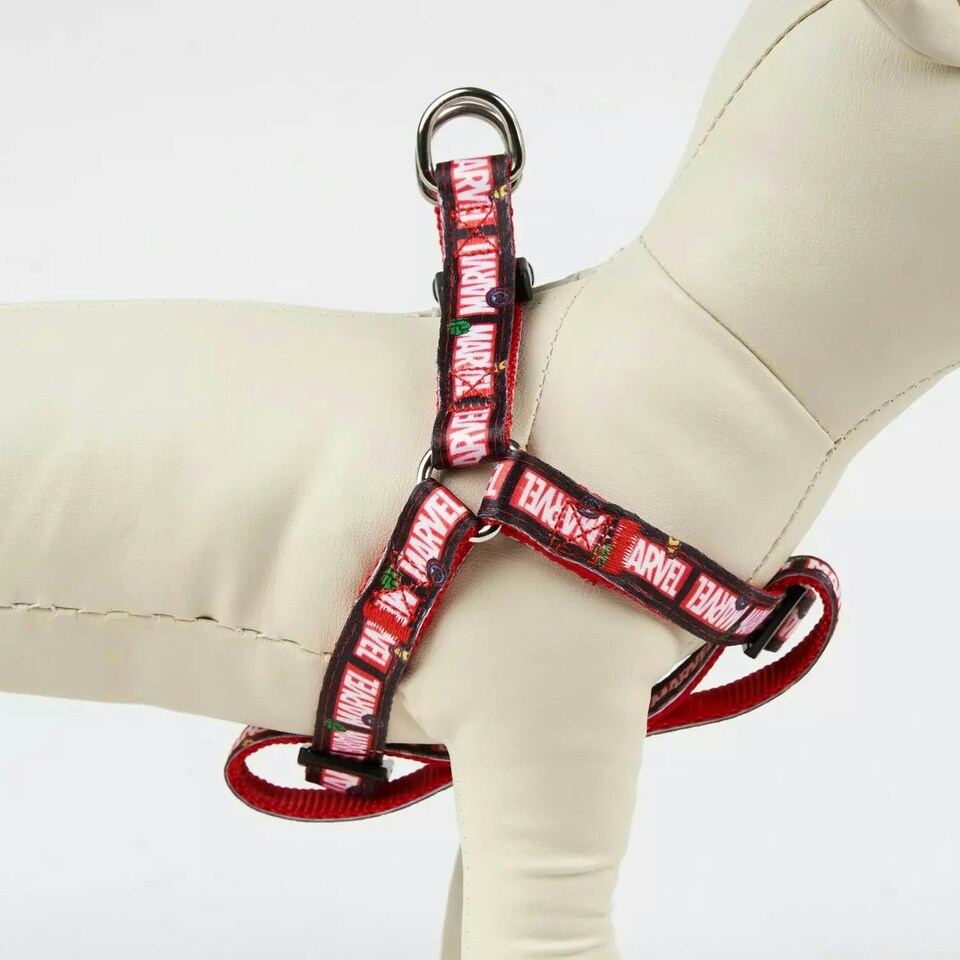 image 1 of Marvel Nylon Dog Harness (S) Red