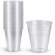 image 1 of Hero Disposable Half Pint Cups Polypropylene Tumblers Plastic Cups, Food Grade Cold Drink Cups with Rolled Rim, UKCA Marked, Lined Accurate Half Pint Measures, Recyclable Clear Party Cups | Clear | Clear | 50