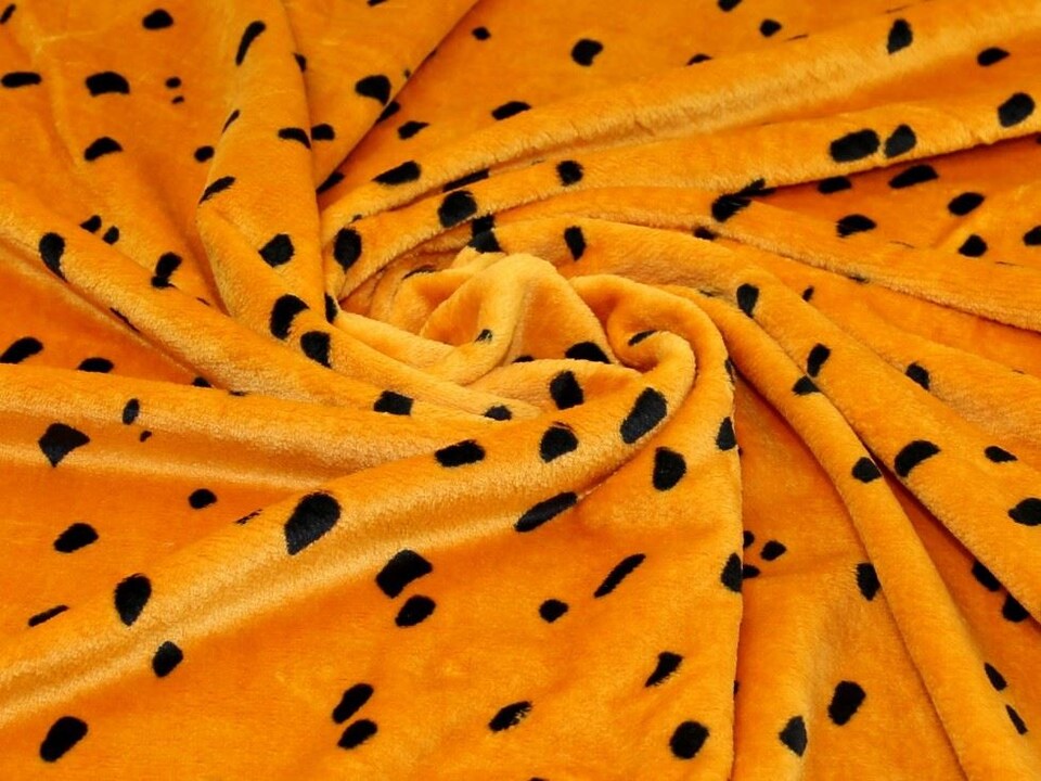 Gold Plush Cuddle Fleece Fabric for Dressmaking, Toy Making, 147cm / 57" Wide - per metre