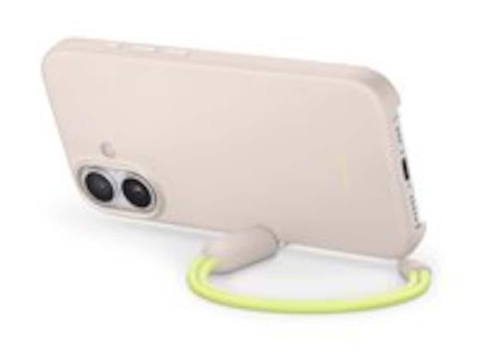 Beats - Back cover for mobile phone - with kickstand and camera control - MagSafe compatibility - polycarbonate - lime stone - for iPhone 17