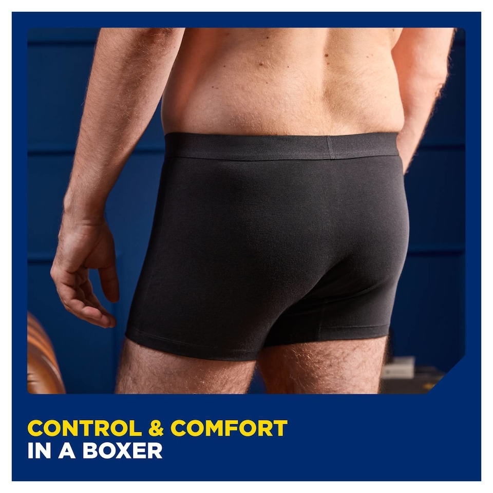 image 1 of TENA MEN Washable and Reusable Protective Boxer Black M 40x1p