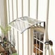 image 7 of Outsunny Door Canopy Awning Outdoor Window Rain Shelter for Door 100 x 75cm Clear | Clear