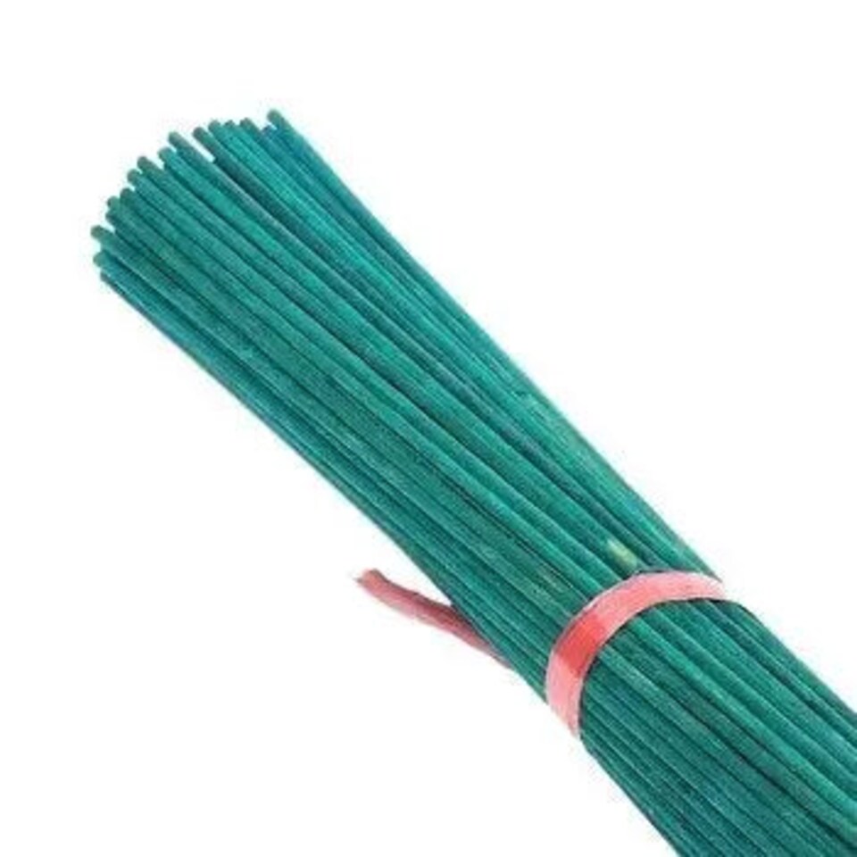 Garden Split Canes Green 16 Inch – Pack of 100 Plant Support Sticks
