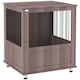image 1 of PawHut Dog Crate Kennel Cage for Small Dog, Indoor End Table, Purple