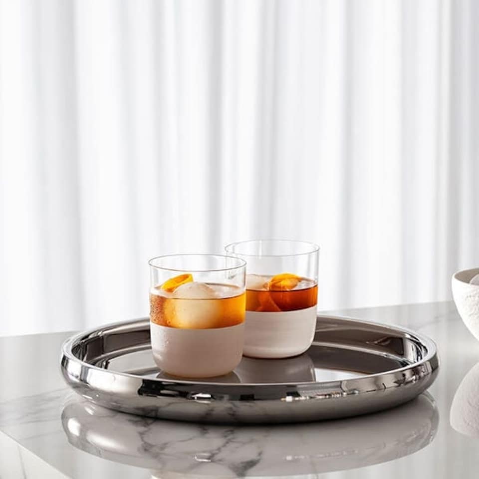 image 1 of Villeroy & Boch Manufacture Rock Blanc Set of 4 Old Fashioned Tumblers