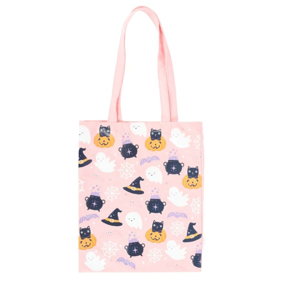image 1 of Halloween Print Tote Bag