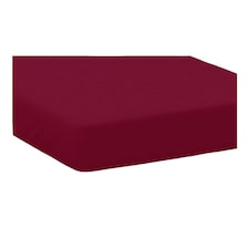Belledorm Easycare Percale Fitted Sheet - Red - Superking