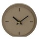 image 1 of Interval Stone Effect Desk Clock - 15cm Grey | Stone