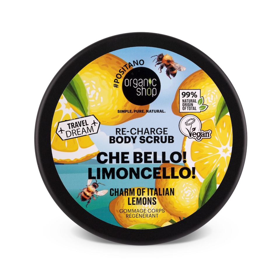 image 1 of Organic Shop CheBello Limoncello ReCharge Body Scrub, 300ml