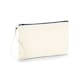 image 1 of Westford Mill Canvas Wristlet Pouch - Natural/Navy - One Size Cream