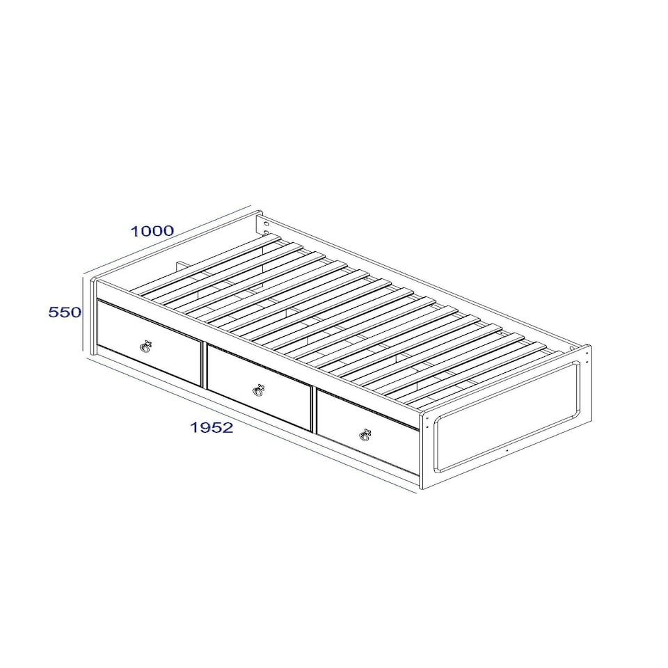 image 1 of Premium Corona Cabin Bed 3'0" Single Bed - Solid Pine Bed Frame in Antique Wax, Grey, or White Finish | White | White | Single | 1